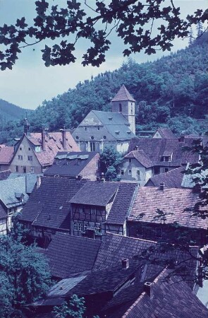 Ziegenrück. Stadtansicht