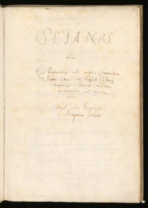 Sejanus, dt.