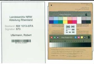 Entnazifizierung Robert Ufermann , geb. 09.04.1907 (Metzger)