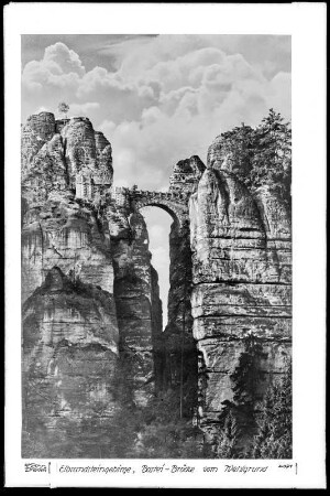 Basteibrücke vom Wehlgrund