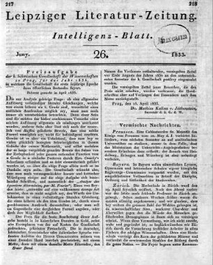 1833-06 : 26. Stück