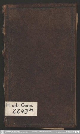 Kurtzes Schwalbacher Cur-Büchlein