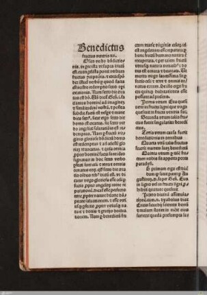 Benedictus fructus ventris tui