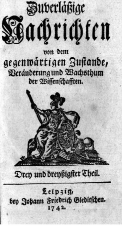 Drey und dreyßigster Theil.