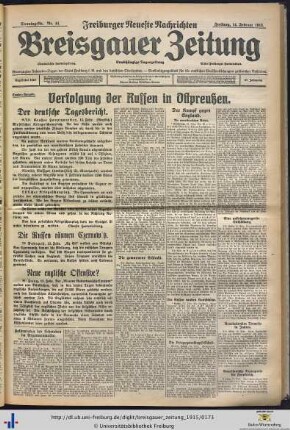14.02.1915 (Sonderausgabe)