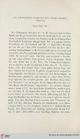18: Ein athenischer Grabfund der geometrischen Periode