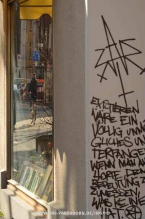 ZAR | EXPORTIEREN WÄRE EIN VÖLLIG UNMÖGLICHES UNTERFANGEN WENN MAN AUFHÖRTE , DEM BEDEUTUNG ZUZUMESSEN, WAS KEINE HAT. | {PENTAGRAM}
