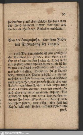 Von der Lungensucht, oder dem Fieber mit Entzündung der Lungen
