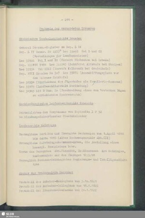 Nachweis der verwendeten Urkunden