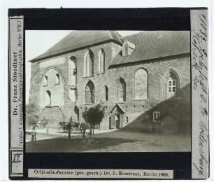 Lochstedt, Ordensburg : Außenansicht, Hofseite (von NW)