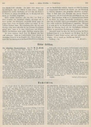 361-362 Kleine Kritiken