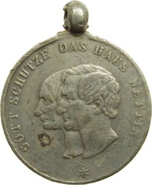 König Johann und Amalie Auguste - Goldene Hochzeit