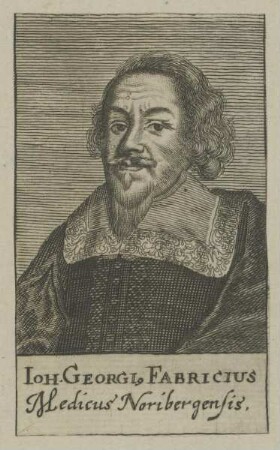 Bildnis des Ioh. Georgius Fabricius