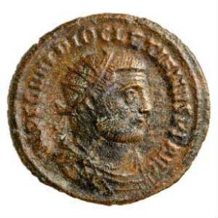 Münze, Follis (Follaro), 296 n. Chr.