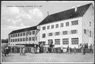 Schulhaus - Einweihung Aulendorf 27.6.1929