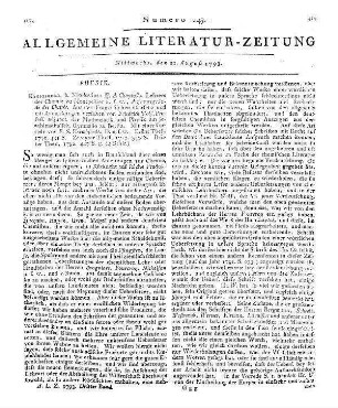 Freymaurer-Bibliothek. - Berlin : Schöne St. 6. - 1793 Auch u. d. T.: Freymäurer-Bibliothek