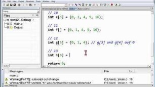06.02.1 Arrays initialisieren