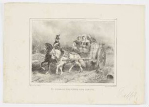Ô! Hussard! Tes pièges sont connus, Blatt 5 der Folge "Album de 1836"