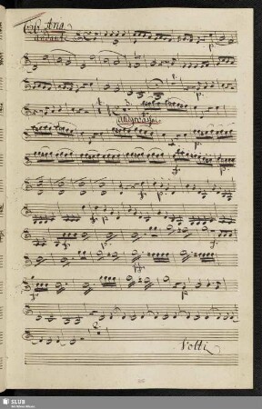626. Aria: Talor sei venti fischiano / Salieri, A.