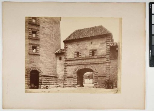 Innere Ansicht des Neuenthores. - Neutor, Nürnberg