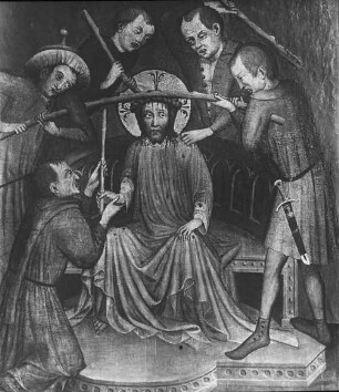 Bonn, Dornenkrönung, Teil des Bornhofer Altars, Rheinisches Landesmuseum, Meister Berthold von Nördlingen