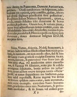 Matthiae Zimmermanni, SS. Theol. Doct. Past. Et Superintend. Misenens. Florilegium Philologico-Historicum : Aliquot myriadum Titulorum, Cum Optimis Authoribus, qvi de qvavis Materia scripserunt, qvarum praecipuae curiose & ex professo tractantur, Adhibita re Nummaria & Gemmaria, Praemittitur Diatriba De Eruditione Eleganti Comparanda, 1