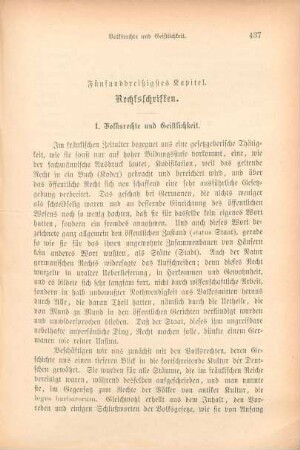 Fünfunddreißigstes Kapitel. Rechtsschriften