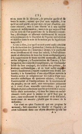 Réflexions qui demontrent l'injustice du mouveau serment de la liberté et de l'égalité