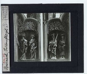 Meister HL, Hochaltarretabel des Breisacher Münsters : Seitenflügel (St. Laurentius u. Stephanus; St. Protasius u. Gervasius)