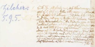 Brief an Hermann Zilcher