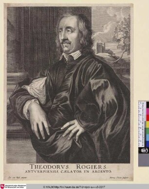 Theodorus Rogiers [Porträt des Goldschmieds Théodore Rasières; Theodoor Rogiers; Portret van Theodor Rogiers]