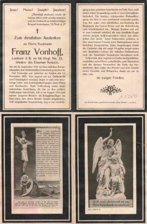 Vonhoff, Franz