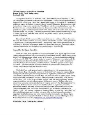 Military assistance to the Afghan opposition