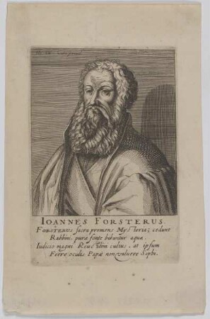 Bildnis des Ioannes Forsterus