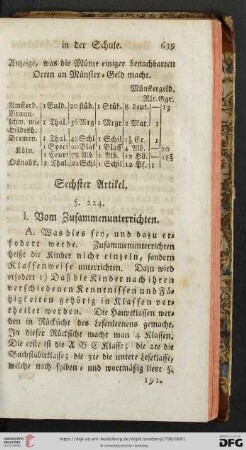 Sechster Artikel