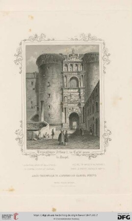 Tafel 6: Triumphbogen Alphons I. im Castel nuovo zu  Neapel
