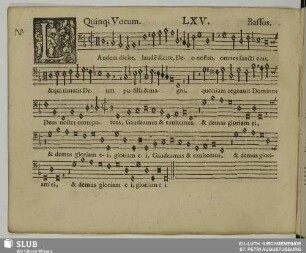 LXV. Laudem dicite Deo nostro