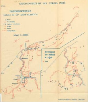 No. 44. Troepenbewegingen tijdens de IIde Atjeh-expeditie