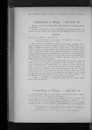Versammlung zu Elbing. - 1440 Febr. 21.