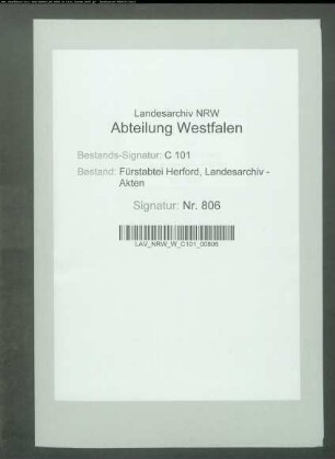 Belege zur Rechnung des Kapitels über Ausgaben