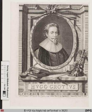 Bildnis Hugo Grotius (eig. Huig de Groot)