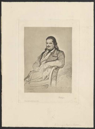 [Bildnis Honoré de Balzac] : Balzac