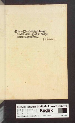 Oratio Theodorici gresemundi ad sanctam synodum Mogu[n]tinam elegantissima