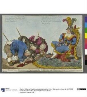 English patriots bowing at the shrine of despotism