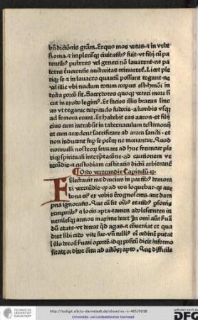 Ordo verecundie. Capitulum 13.