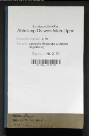 Gesetz und Verordnungen zum Eisenbahnwesen