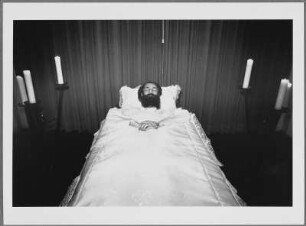 Holger Meins auf dem Totenbett