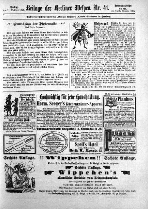 Beilage der Berliner Wespen Nr. 41