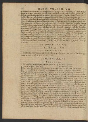 De Donationibus. Titulus VII.