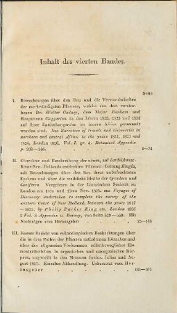 Inhalt des vierten Bandes